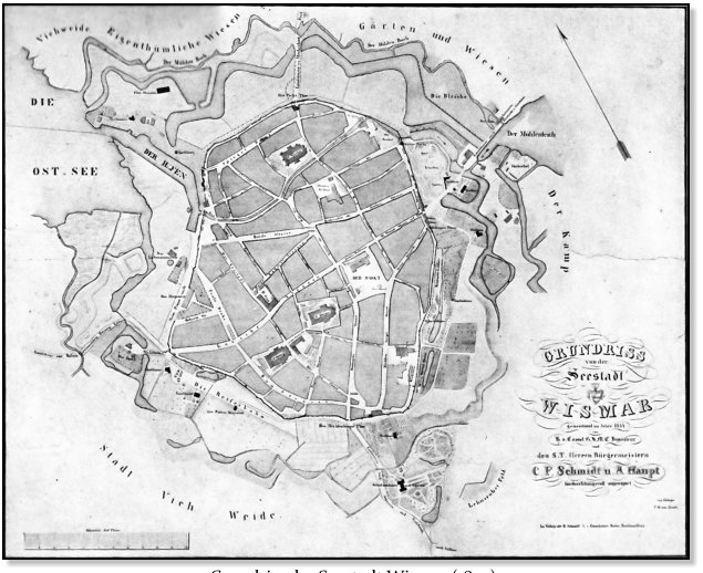 Grundriss der Seestadt Wismar (1834)