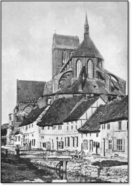 Mühlengrube mit Blick auf St. Nikolai (vor 1880)