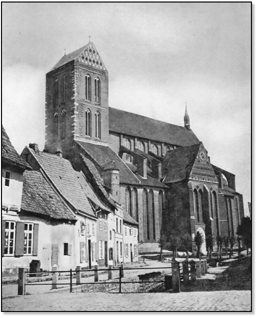 Frische Grube von der Brücke Scheuerstraße aus (vor 1880)